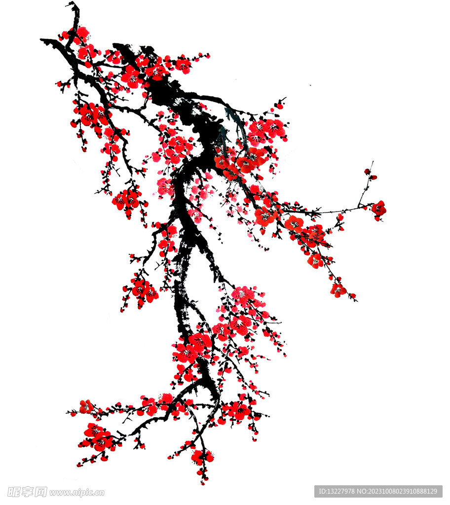 水墨梅花