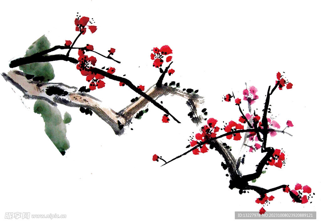水墨梅花