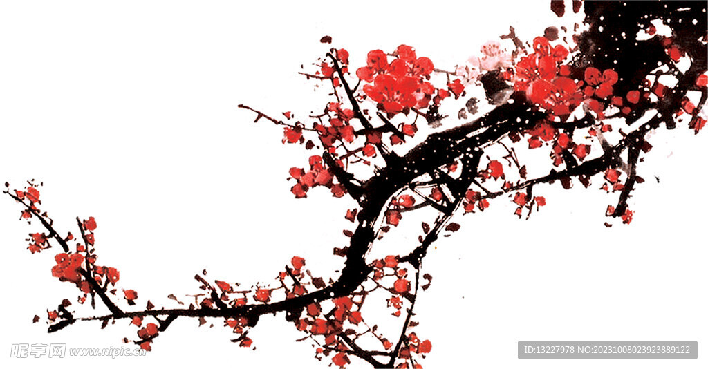 水墨梅花