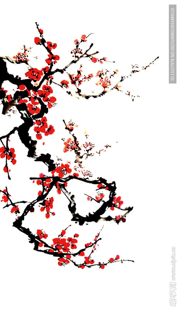 水墨梅花