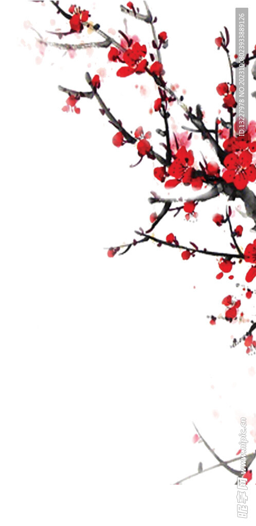 水墨梅花