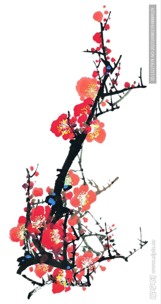 水墨梅花
