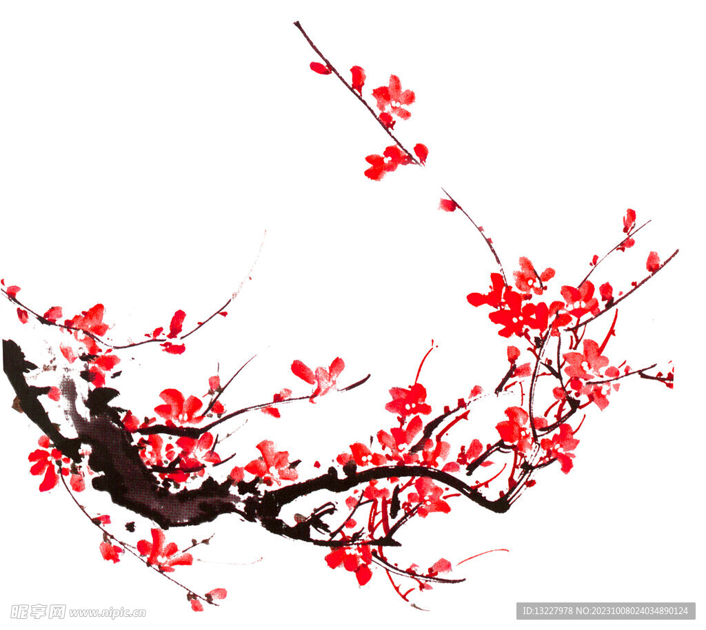 水墨梅花