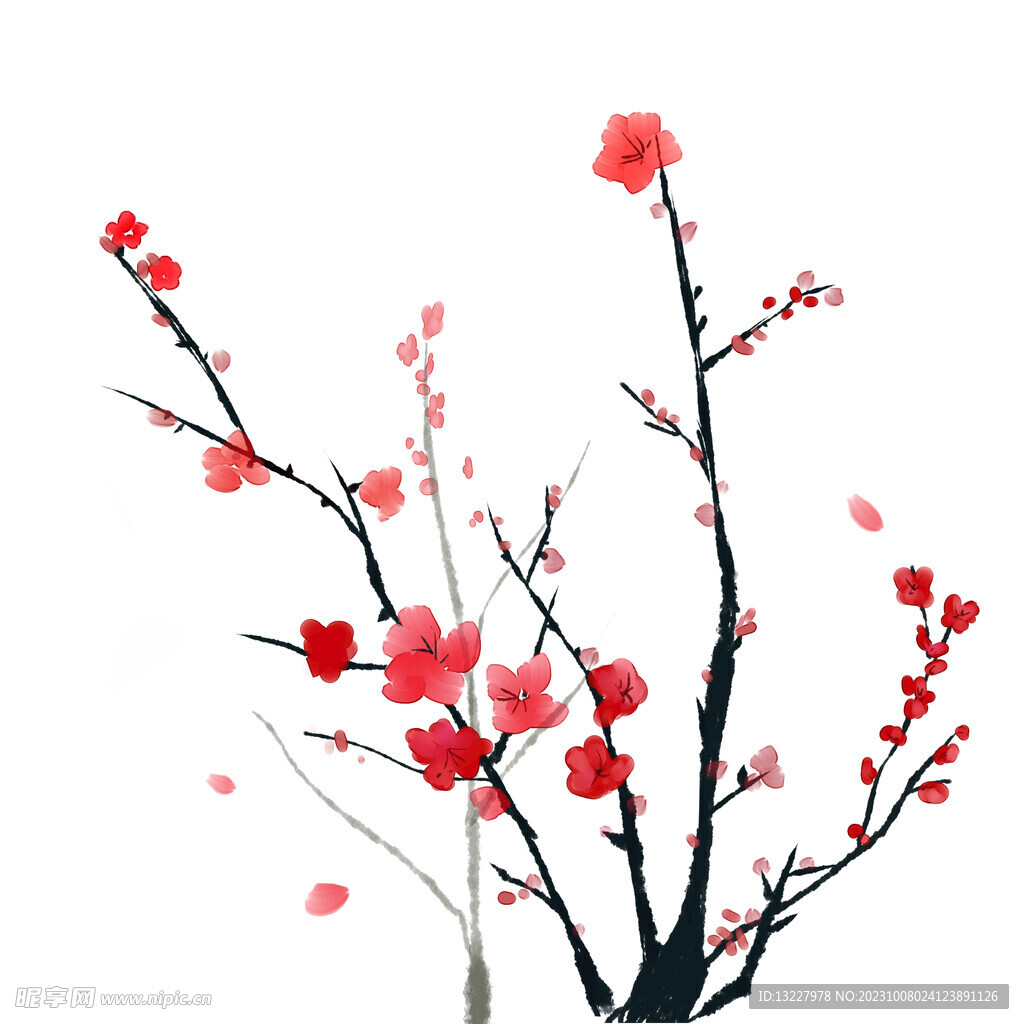 水墨梅花