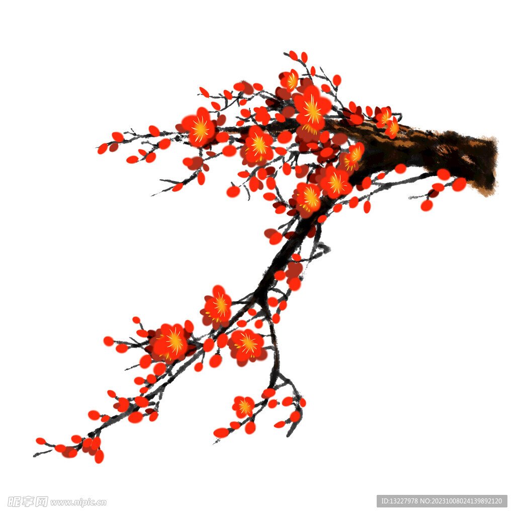 水墨梅花