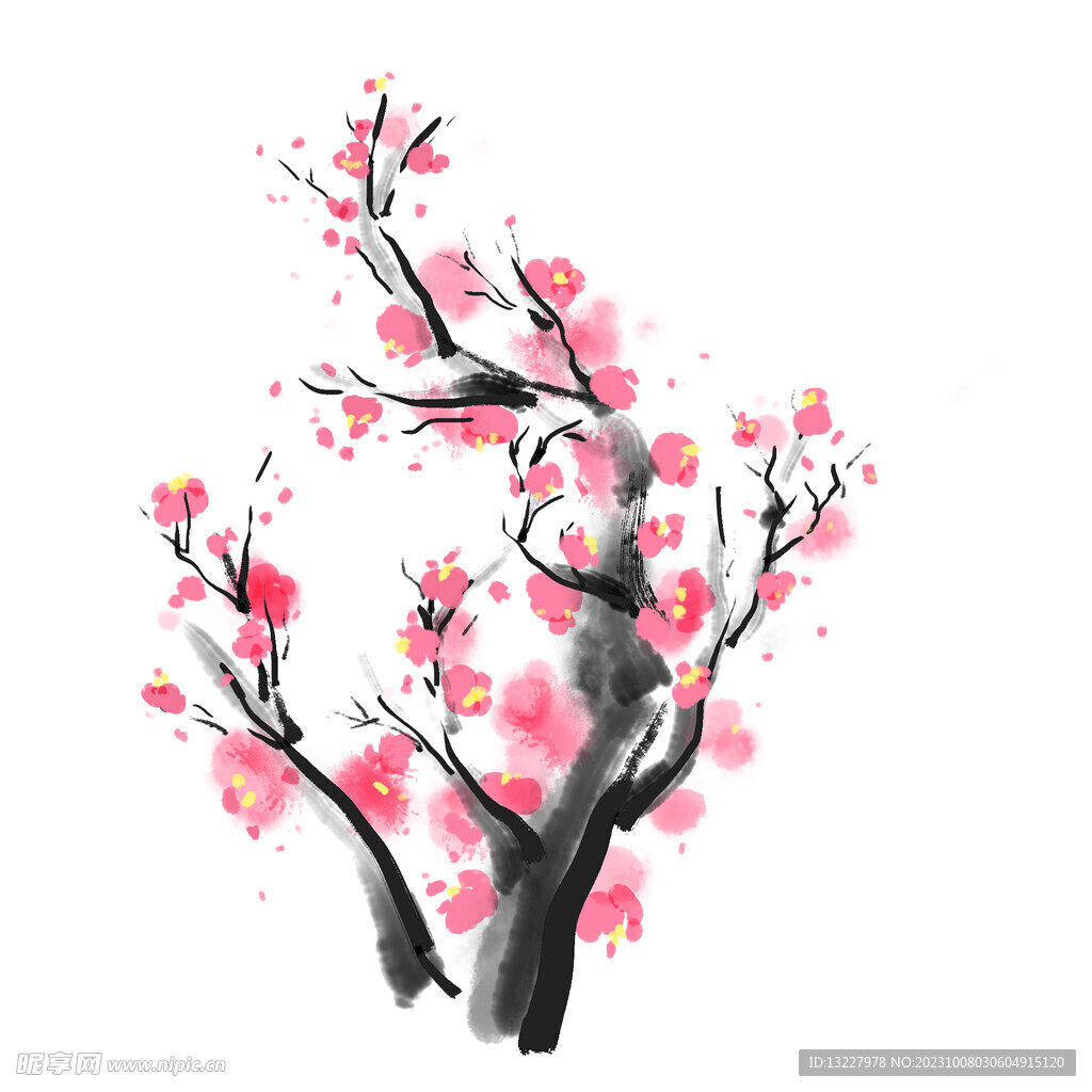 水墨梅花