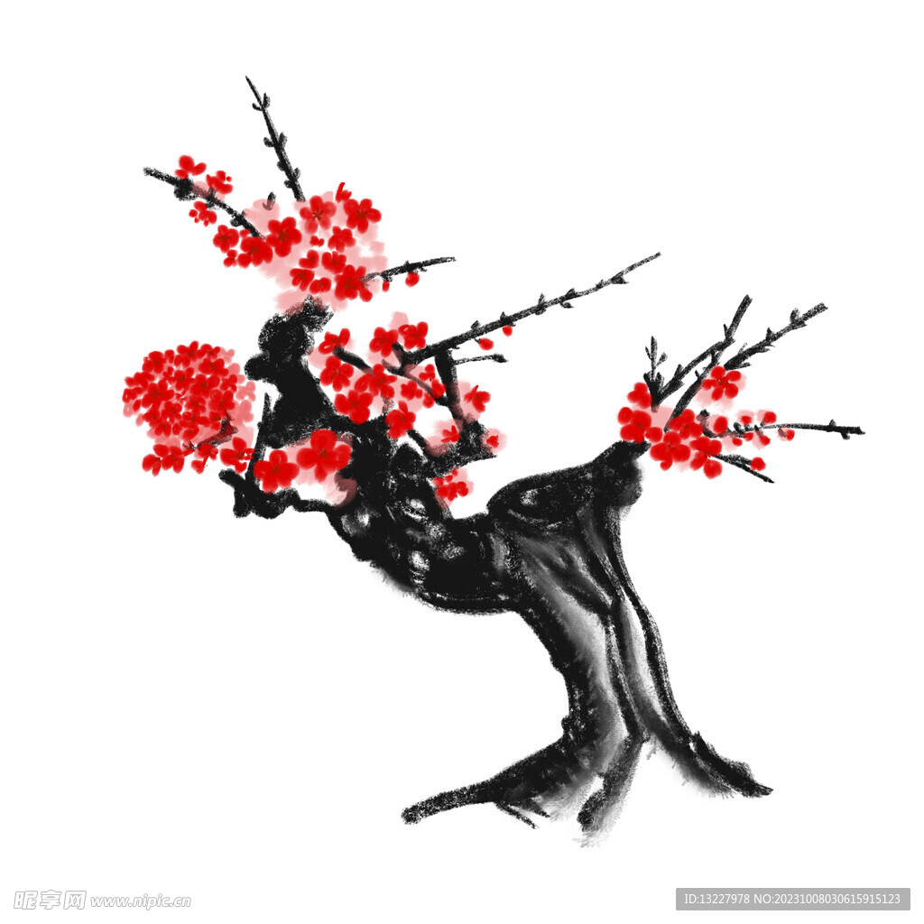水墨梅花
