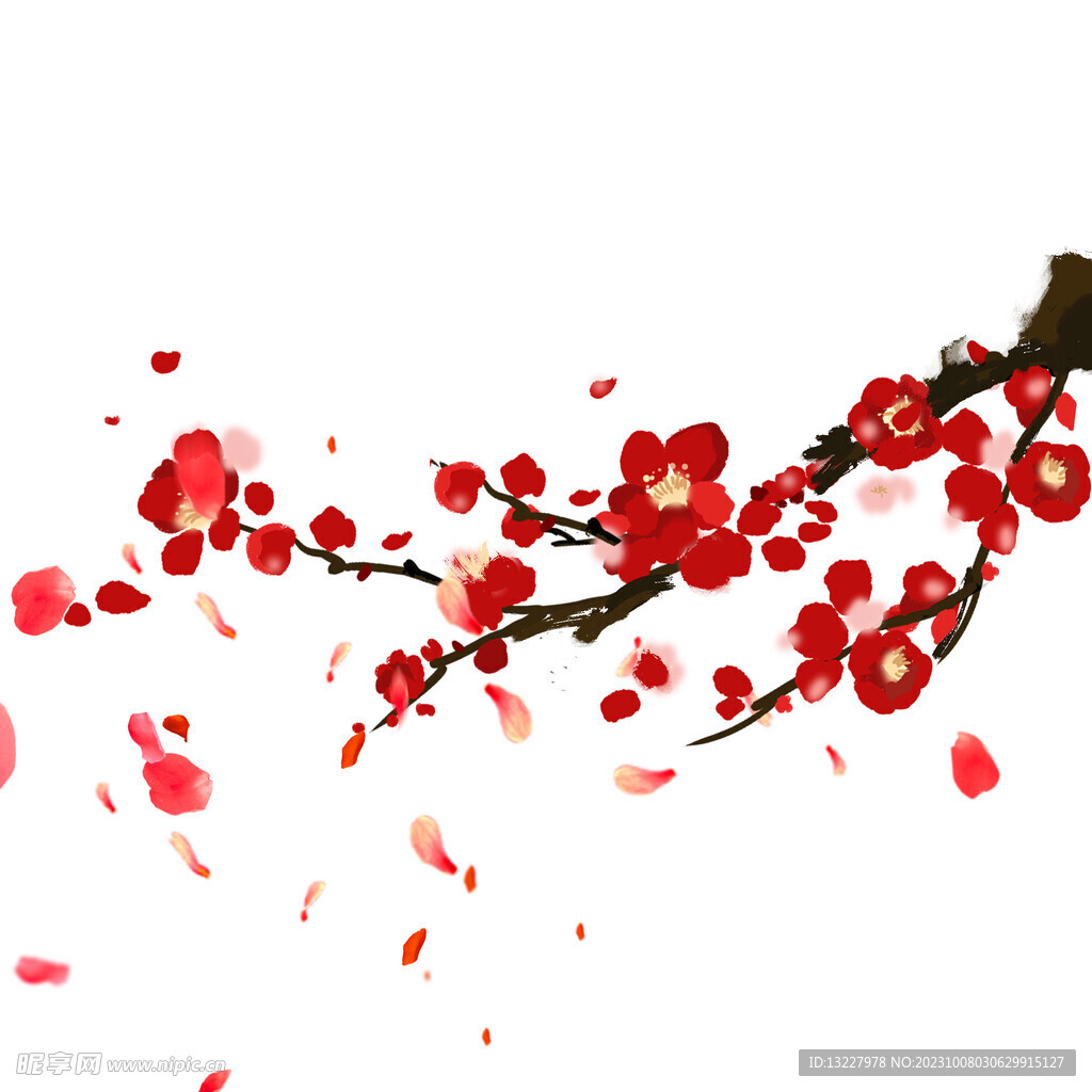 水墨梅花