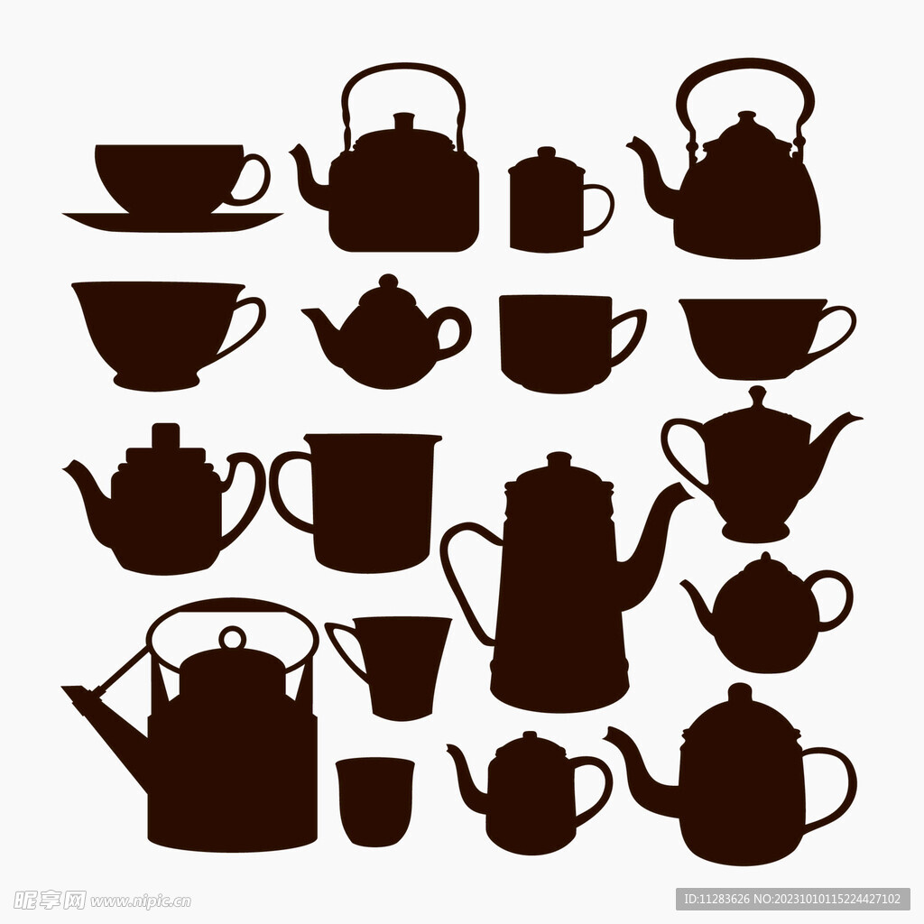 茶壶茶杯图标