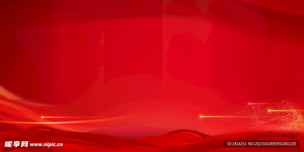 红色背景