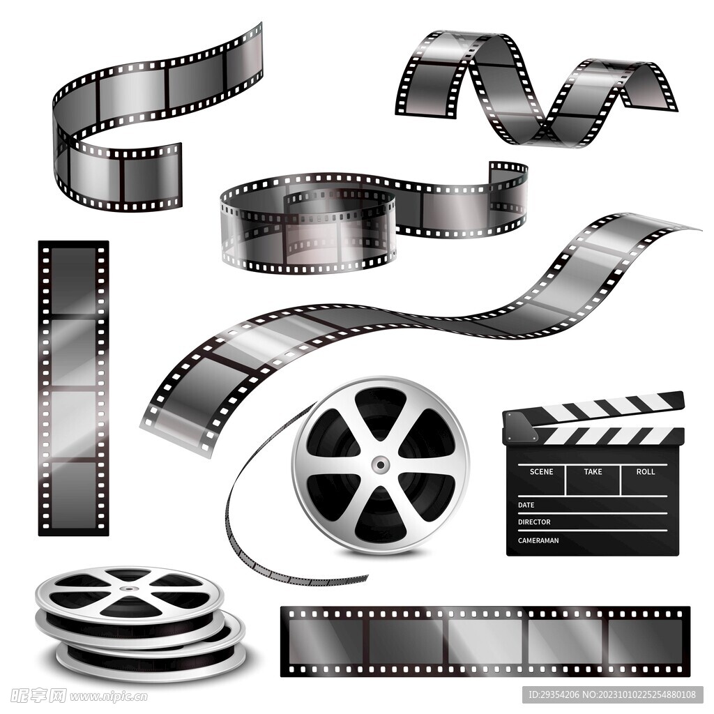 电影胶片图片