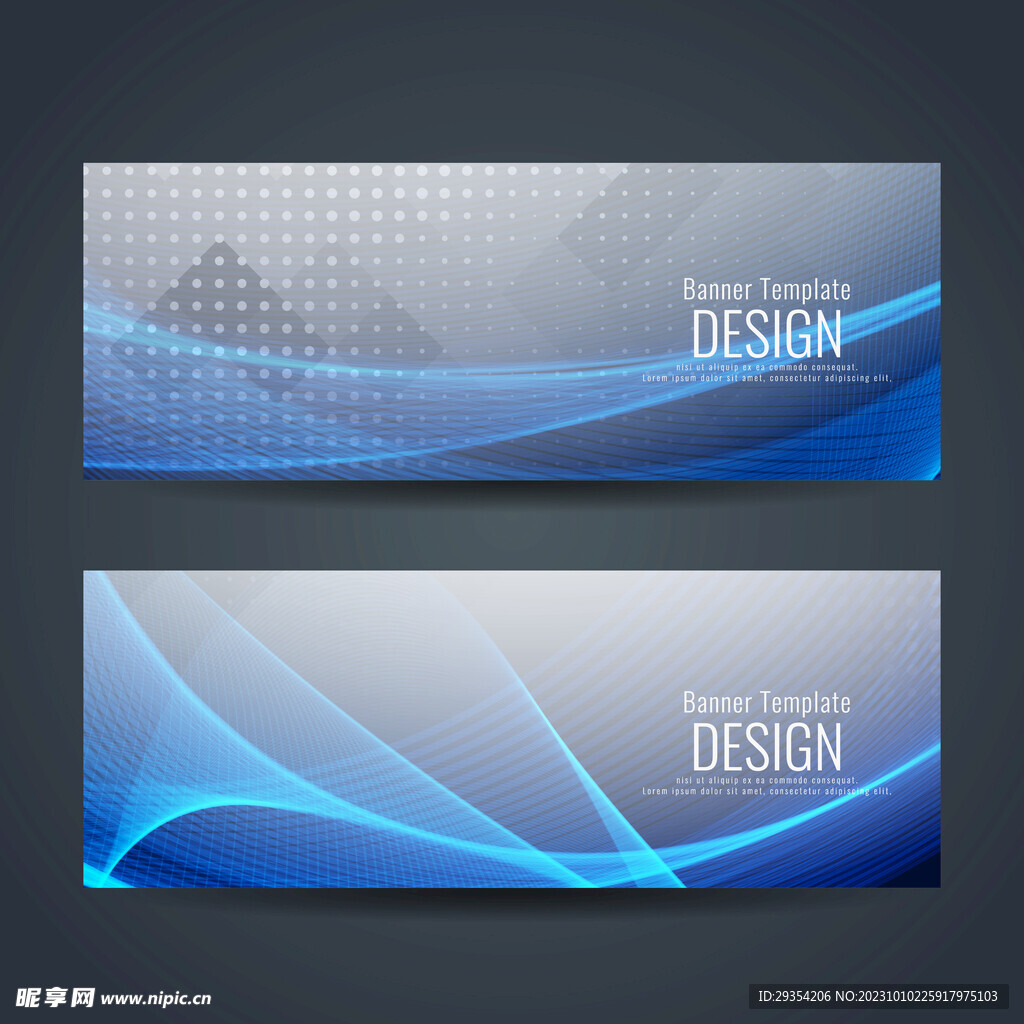 矢量横幅素材图片