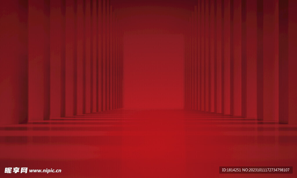 红色背景