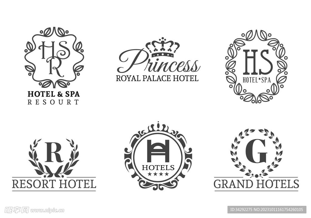 欧式婚礼logo