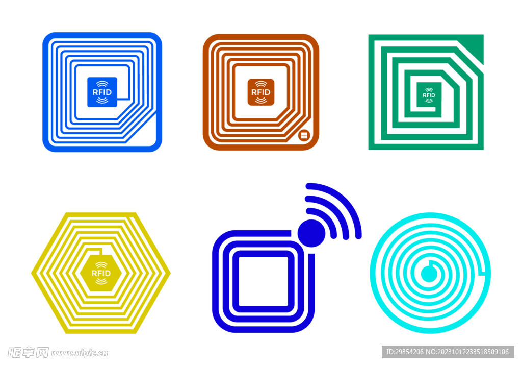 RFID图标图片