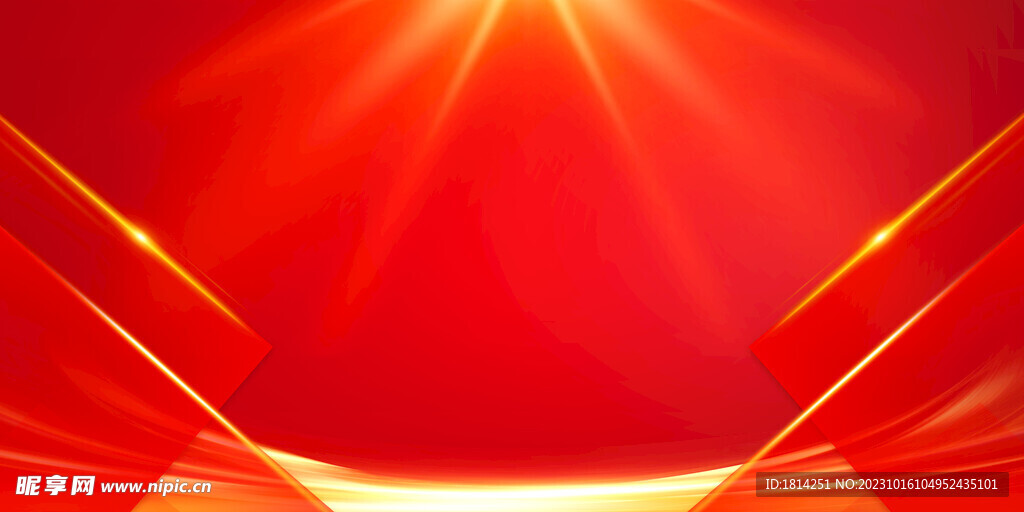 红色背景