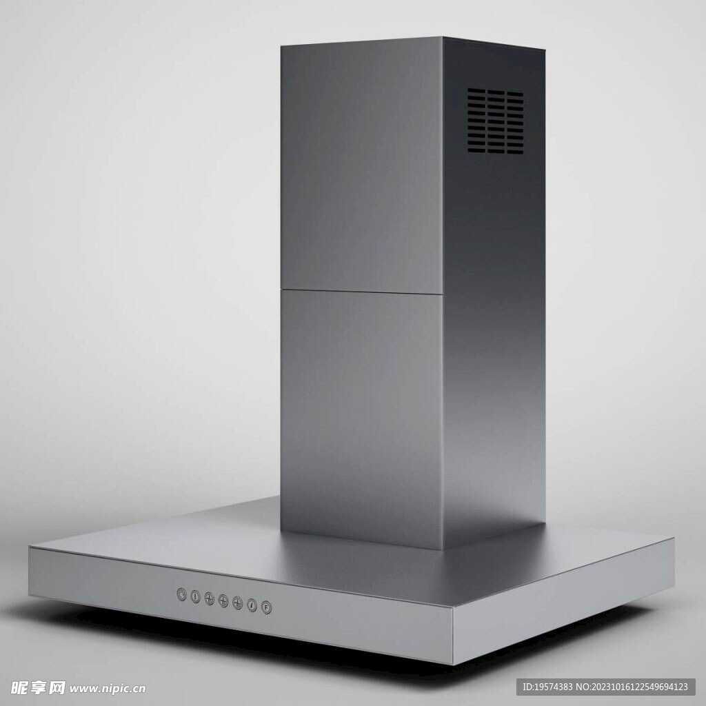  C4D模型 抽油烟机 