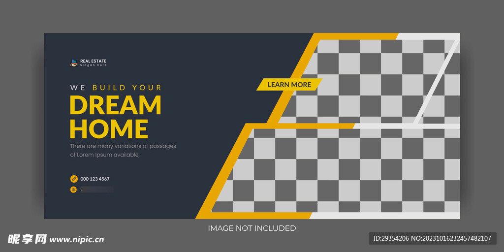 矢量横幅素材图片