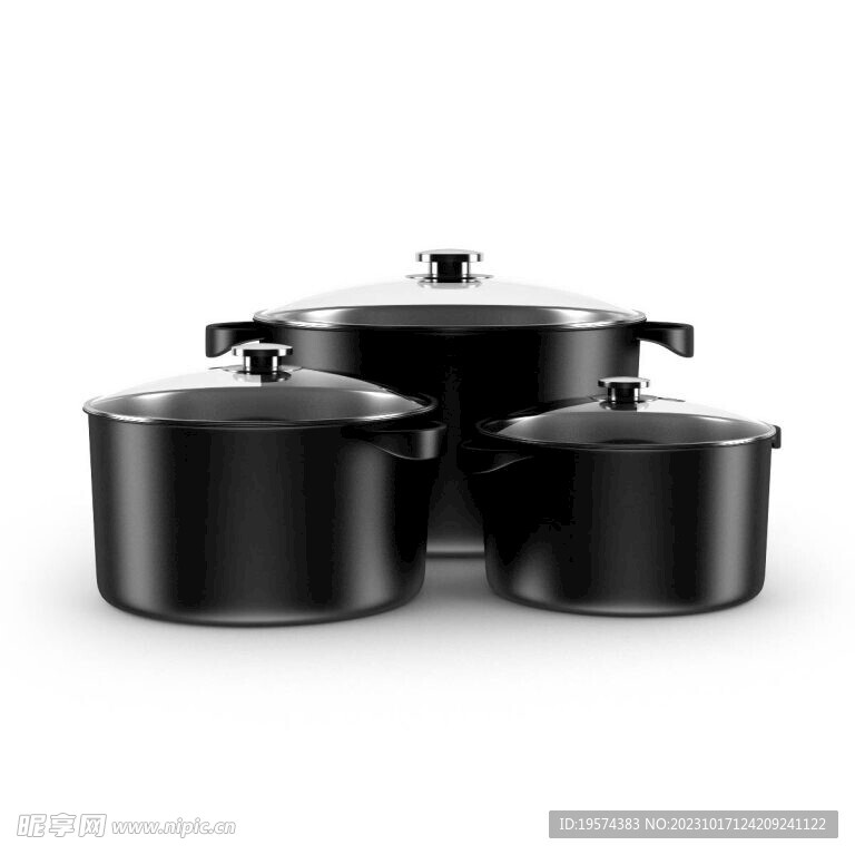 C4D模型 锅子 