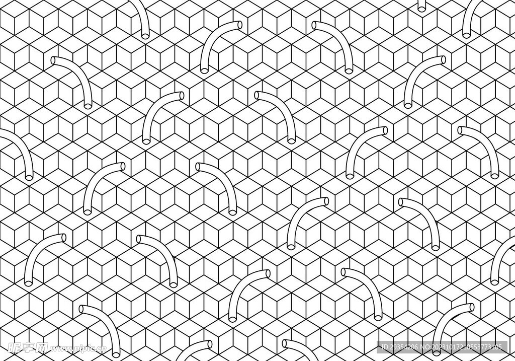 几何无缝背景图片