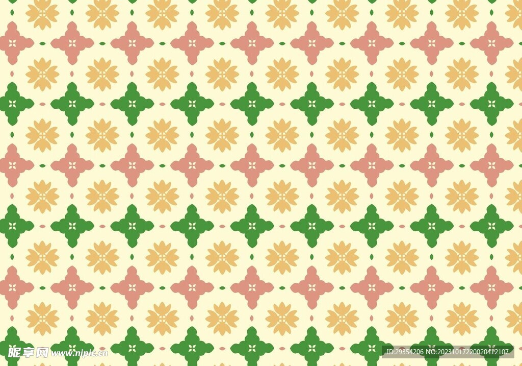 花卉无缝背景图片