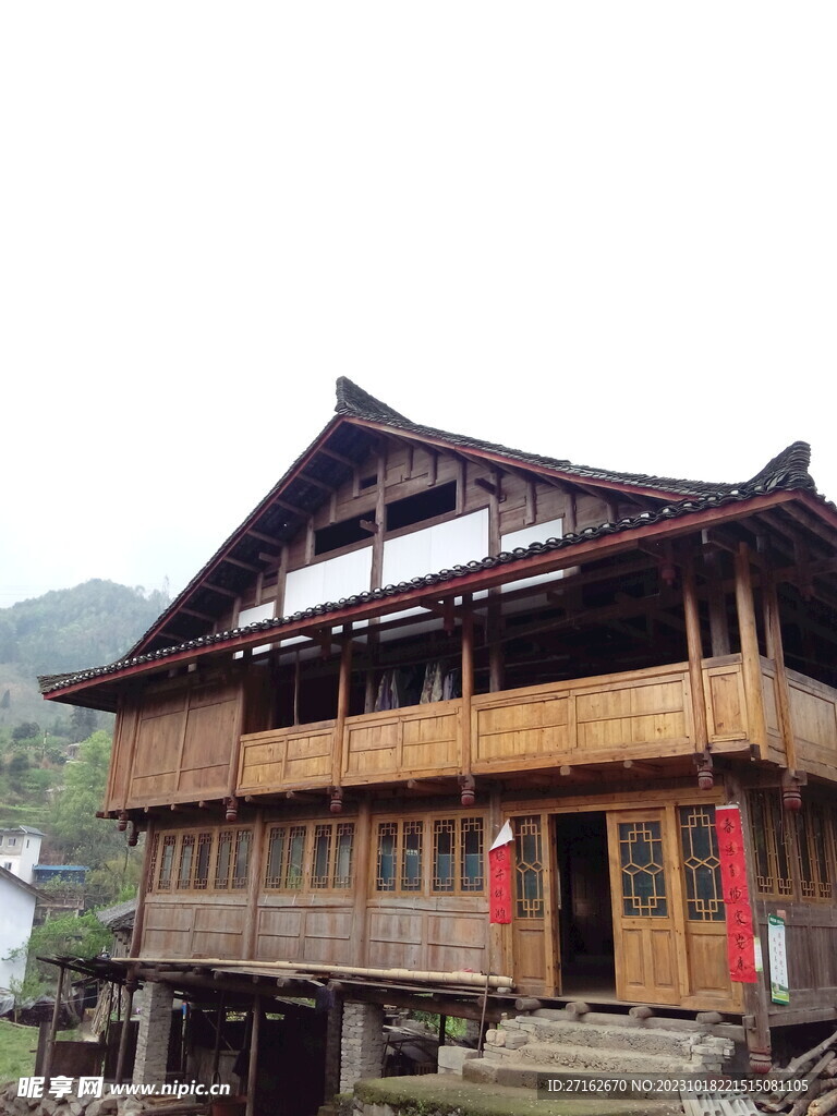 苗寨屋舍