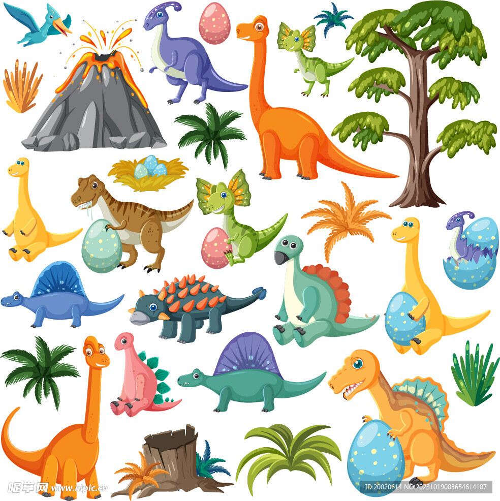 卡通恐龙合集
