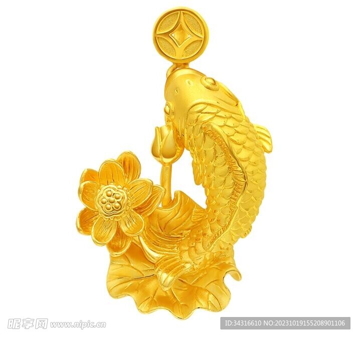 黄金吊坠
