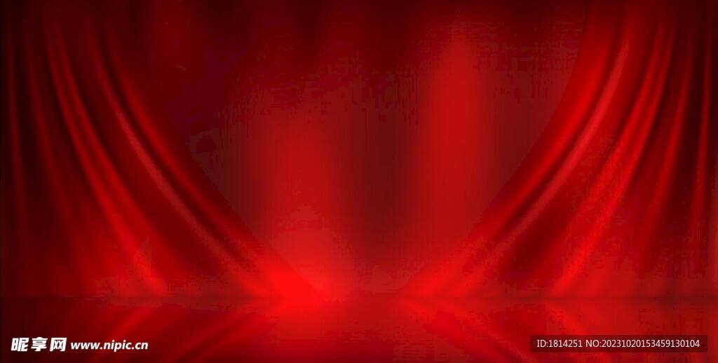 红色背景