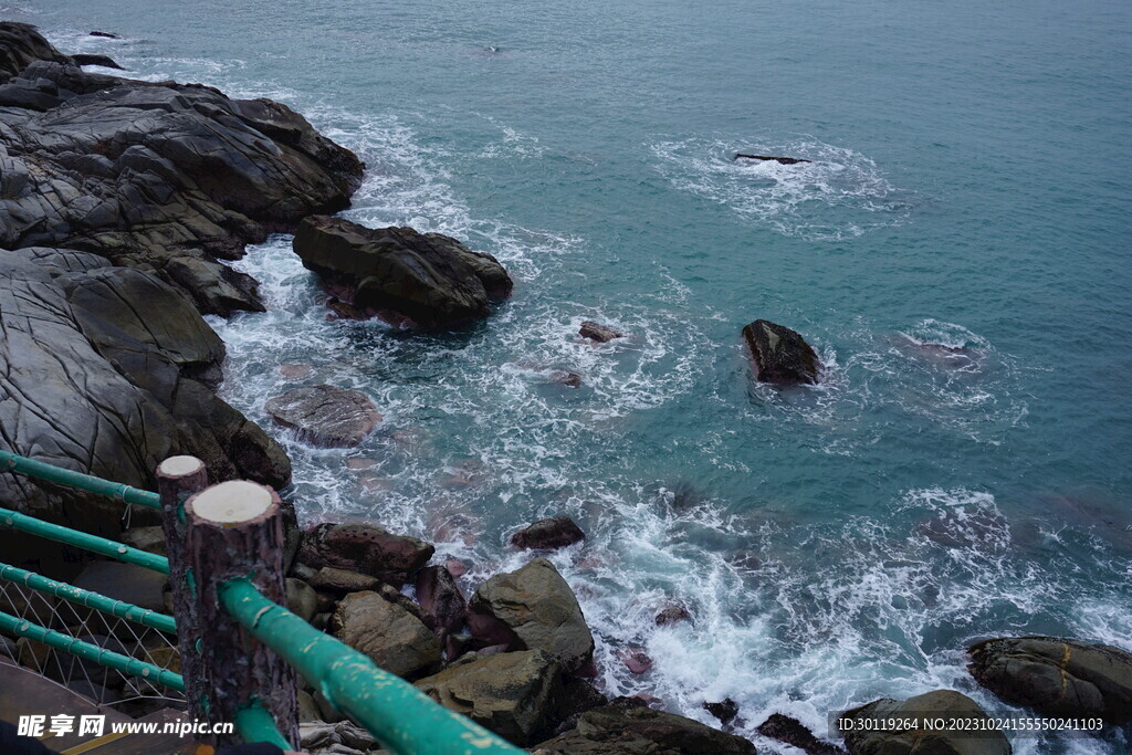 眺望大海风景质感