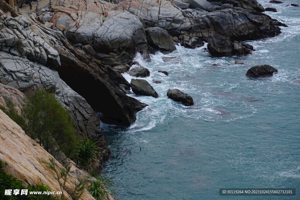 海边岛屿风景