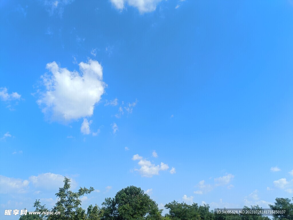晴朗的天空背景