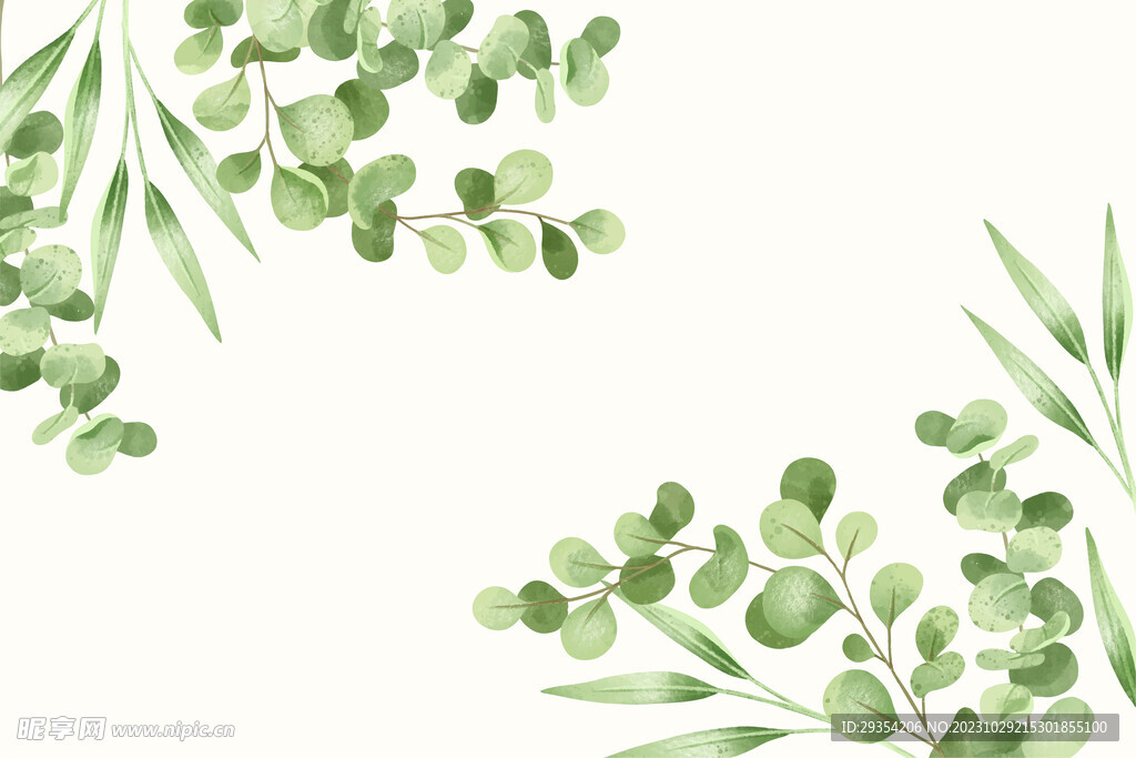 绿植背景图片