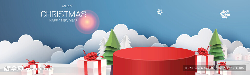 圣诞节海报背景图片
