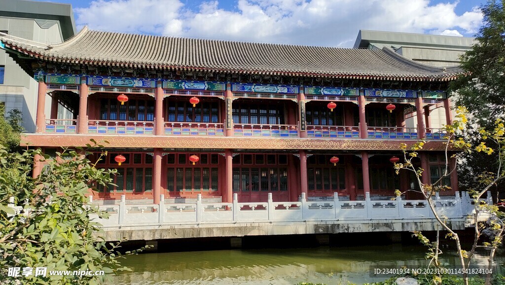 中国园林博物馆复古建筑