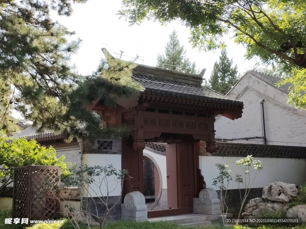 中国园林博物馆复古建筑