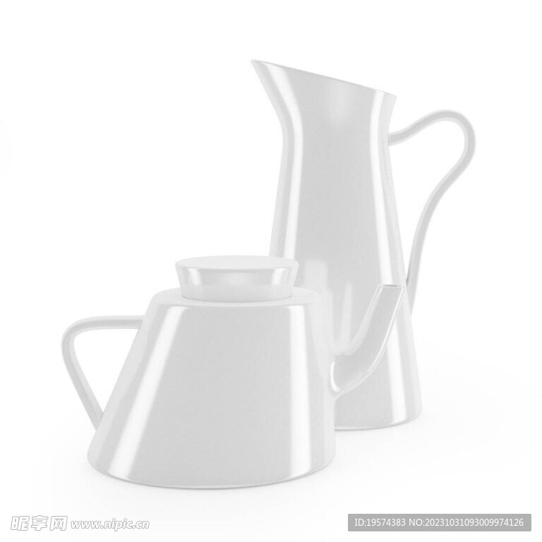  C4D模型 水壶