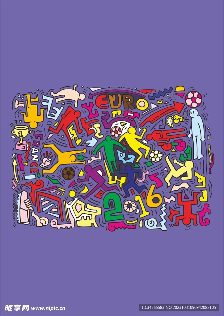 潮流火柴人 