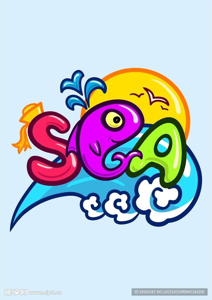 海洋元素 