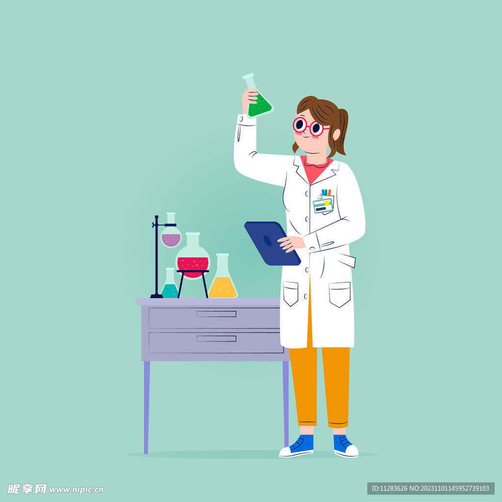 科学家插画