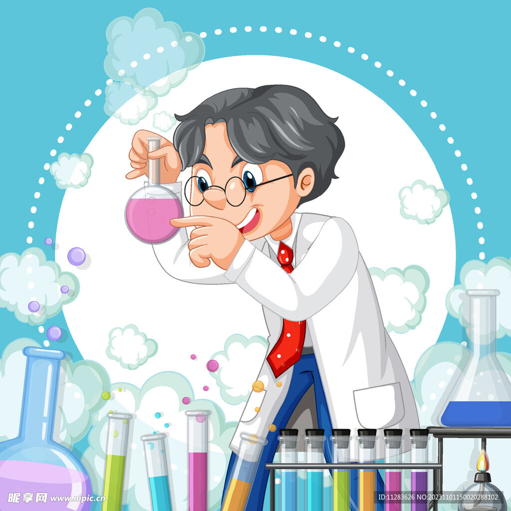 科学家插画