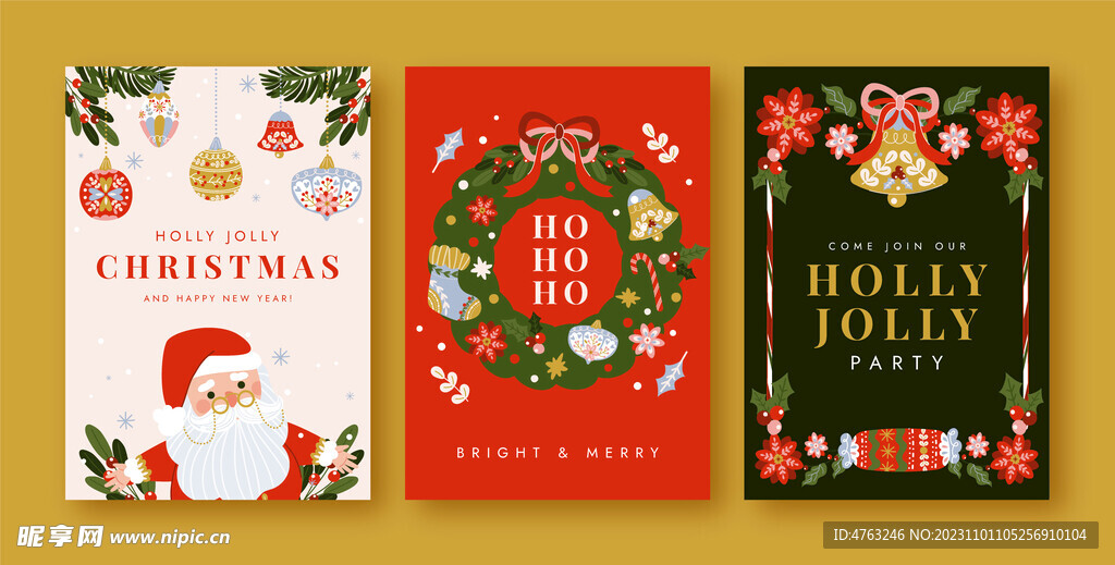 圣诞节海报背景