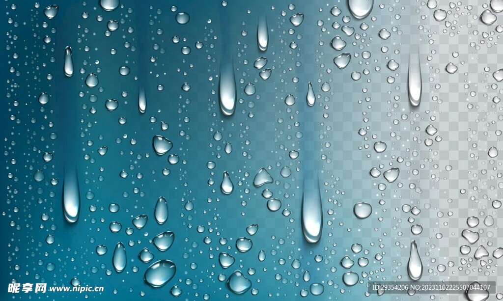 雨滴设计素材图片