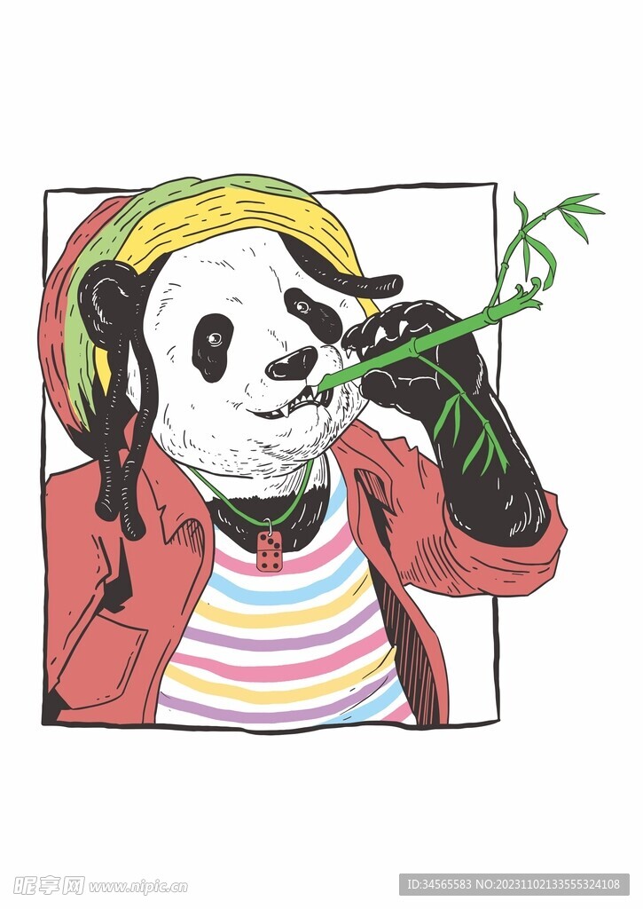 熊猫刁竹子
