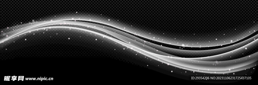 波浪光效光线图片