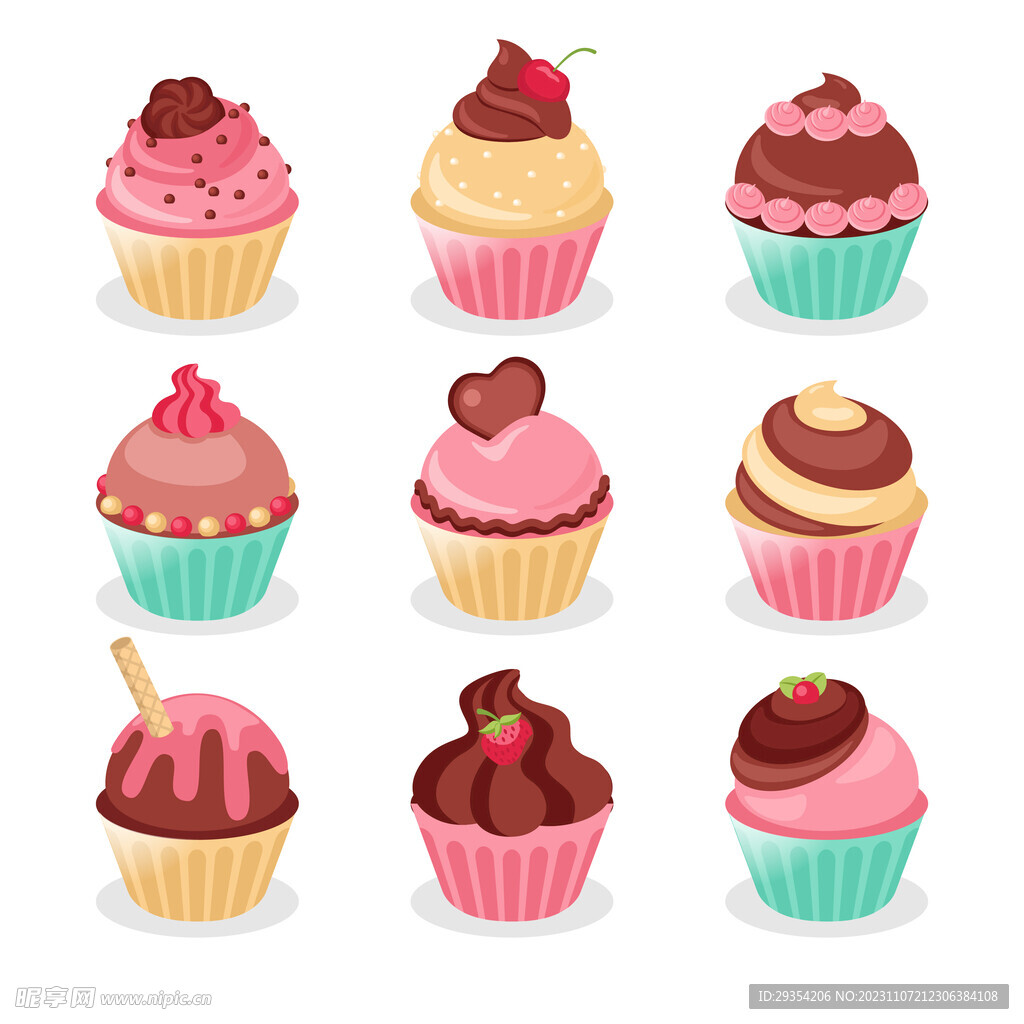 矢量甜品图片
