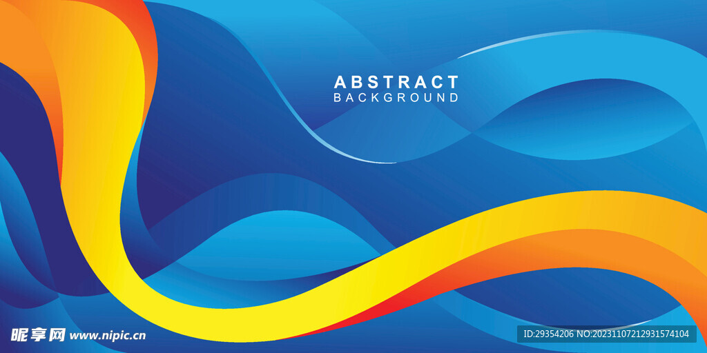 现代简约曲线背景图片