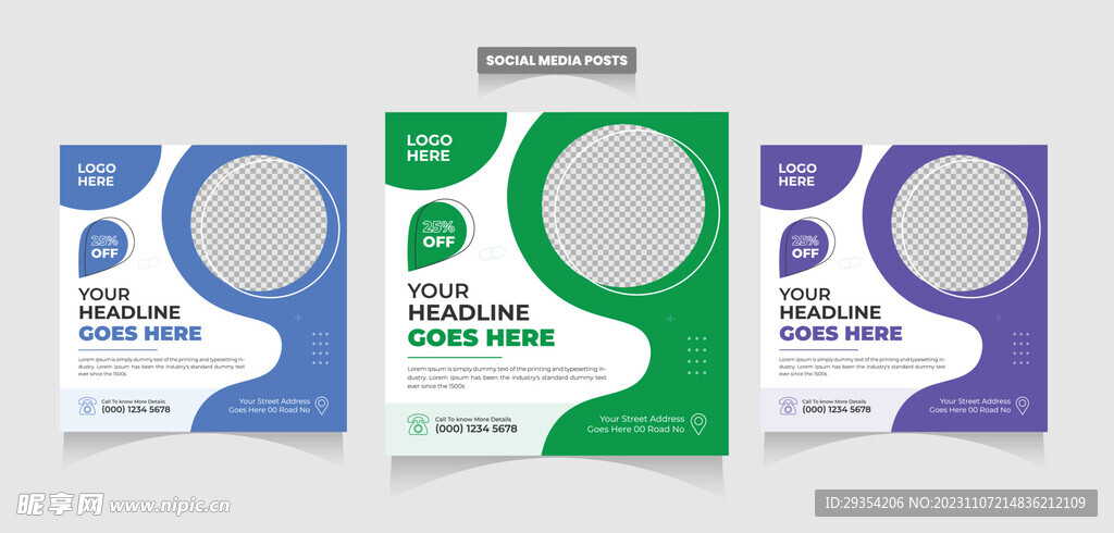 矢量横幅素材图片