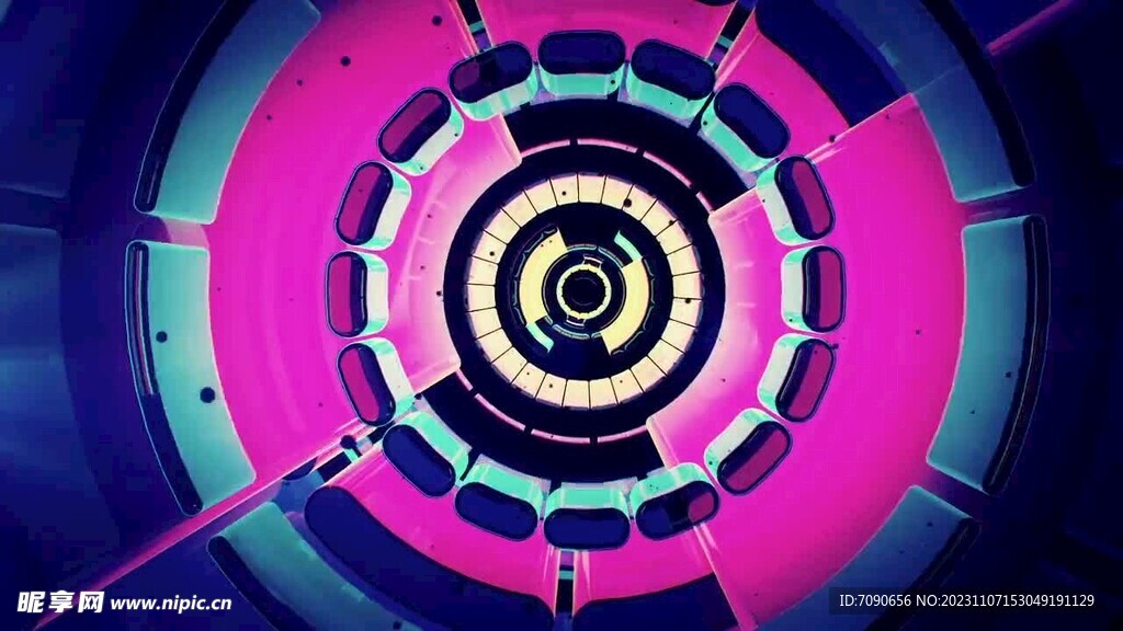 超炫3D隧道穿越动感节奏