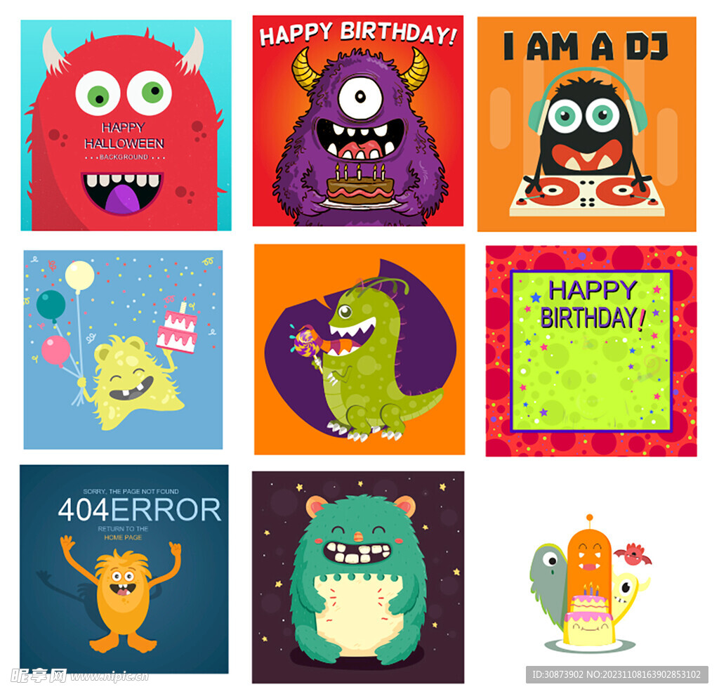 小怪兽  独眼兽   怪兽头像